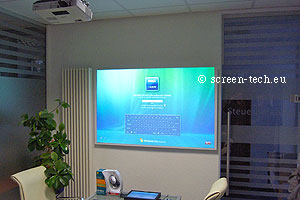 front projector screen