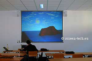 plexiglass tela de projeção traseira
