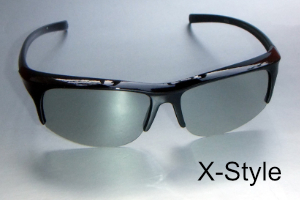 Stylish 3D polarization glasses